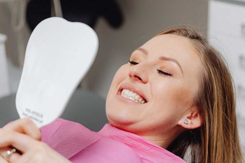 dental hygiene patient mirror