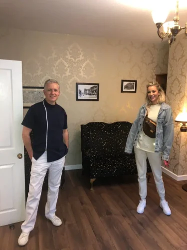 dr joe oliver and cosmetic dental patient olivia attwood